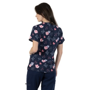 Bluza medicala albastru - Heroes