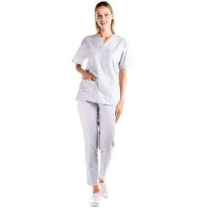 Costum medical PREMIUM unisex - argintiu
