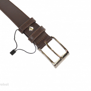 Curea piele naturala Maro (latime 3,5 cm) - cod C135 - Img 2