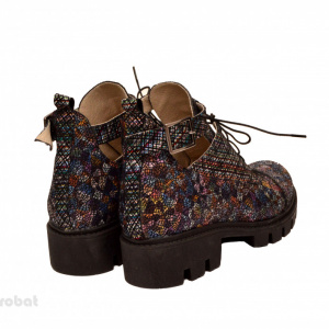 Ghete de vara multicolore dama din piele naturala
