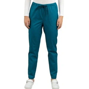 Pantaloni albastru pacific unisex - strech