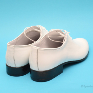 Pantofi albi barbati piele naturala casual-eleganti
