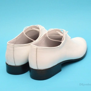 Pantofi albi barbati piele naturala casual-eleganti