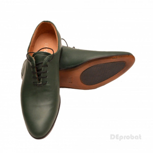 Pantofi barbatesti verzi piele naturala casual-eleganti