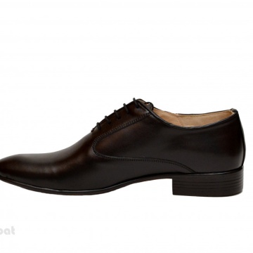 Pantofi barbati piele naturala negri casual-eleganti 