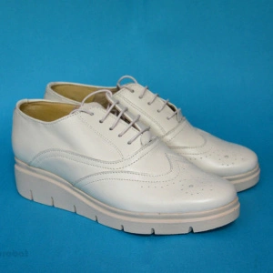 Pantofi dama bej nude casual-eleganti din piele naturala cod P203