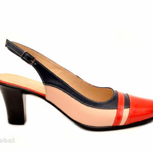 Pantofi dama eleganti din piele naturala cu toc de 7 cm