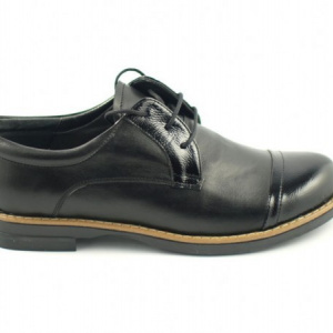 Pantofi dama negri casual-eleganti din piele naturala