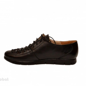 Pantofi dama negri casual-eleganti din piele naturala