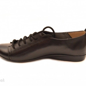 Pantofi dama negri casual-office din piele naturala