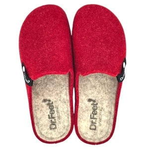 Papuci de casa Dr Feet 1107 rosu