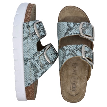 Papuci Doss 617 blue snake - dama
