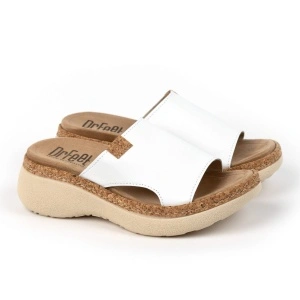 Papuci Dr Feet 21005 alb - dama