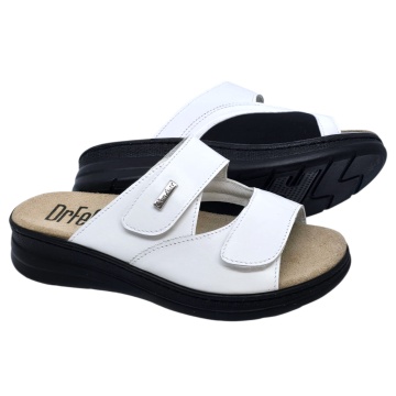 Papuci Dr Feet 5012 alb - dama - cu taloneta detasabila