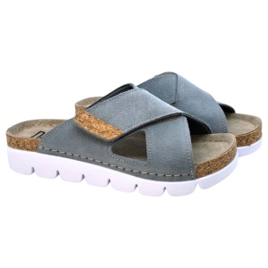 Papuci Dr Feet 9019 albastru deschis - dama