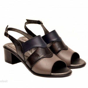 Sandale dama din piele naturala toc 5 cm cod S49