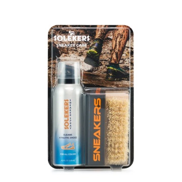 Set Solekers Sneaker Cleaner – Spray 125 ml + Perie de curățare