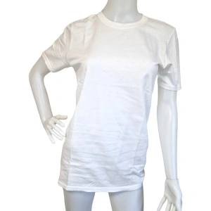 Tricou alb bumbac - unisex