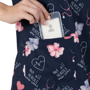 Bluza medicala albastru - Heroes