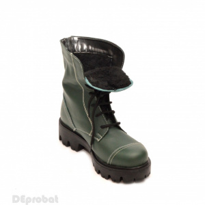 Bocanci verzi dama piele naturala sport-casual deprobat