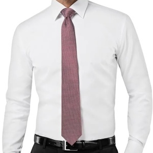 Camasa alba eleganta slim fit cu nasturi ascunsi marime S, M, L, XL, | ZR81