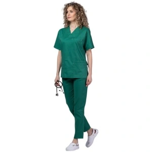 Costum medical PREMIUM unisex - verde forest