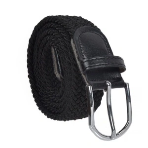 Curea elastică bărbați casual negru – confort și stil versatil, lățime 3.5 cm - 90cm