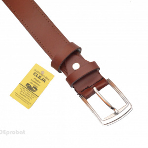 Curea piele naturală maro cognac – lățime 3,5 cm, stil versatil