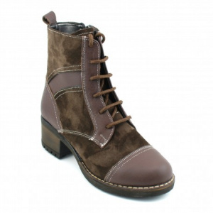 Ghete dama casual din piele naturala cod G37M - Img 4