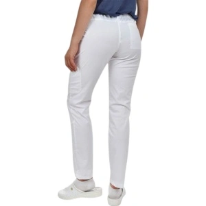 Pantaloni Dante albi de dama