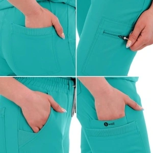 Pantaloni tip jogger turcoaz verde - Ricci