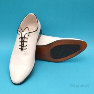 Pantofi albi barbati piele naturala casual-eleganti