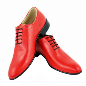 Pantofi barbatesti rosii piele naturala