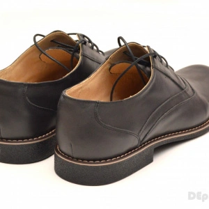 Pantofi barbati piele naturala bleumarin inchis casual-eleganti cu siret