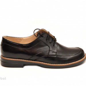 Pantofi dama casual din piele naturala negri