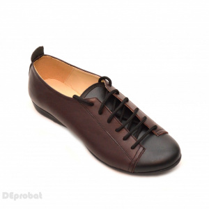 Pantofi dama din piele naturala cu talpa joasa