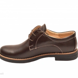 Pantofi dama maro casual-eleganti din piele naturala 