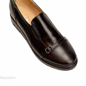 Pantofi dama negri casual-eleganti din piele naturala