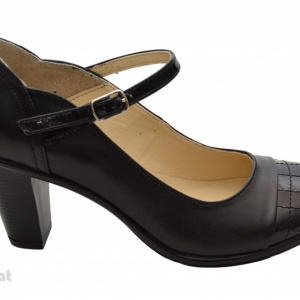 Pantofi dama piele naturala negri