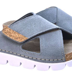 Papuci Dr Feet 9019 albastru deschis - dama