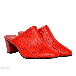 Saboti rosii dama eleganti din piele naturala cod SB301R - Editie de LUX