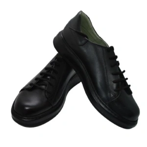 Pantofi barbati piele naturala negri stil adidas