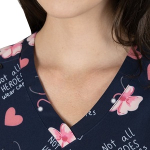 Bluza medicala albastru - Heroes