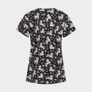 Bluza medicala - Flower Unicorn
