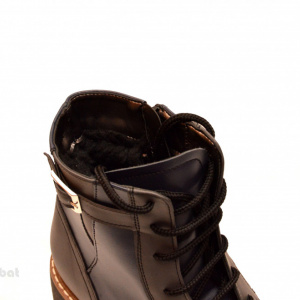 Bocanci dama piele naturala Bleumarin cu Gri sport-casual cod BOC20 - Img 5