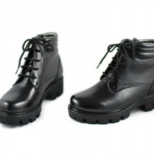 Bocanci dama piele naturala Negri sport-casual
