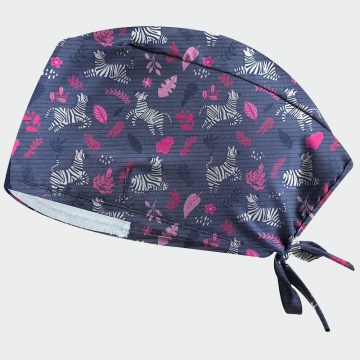 Boneta gri cu zebra