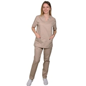 Costum medical bej - unisex STRECH