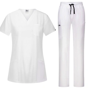 Costum medical Bella - alb