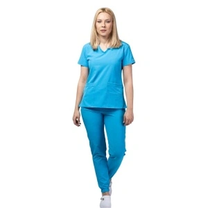 Costum medical Eva dama - ocean blue